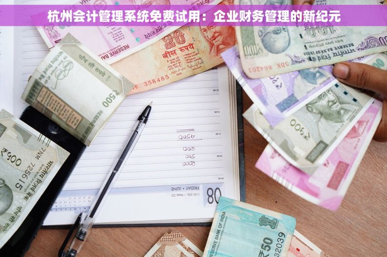 杭州会计管理系统免费试用：企业财务管理的新纪元