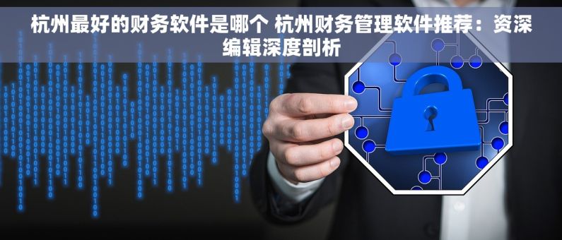 杭州最好的财务软件是哪个 杭州财务管理软件推荐：资深编辑深度剖析