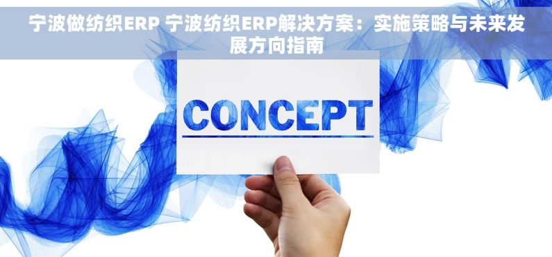宁波做纺织ERP 宁波纺织ERP解决方案：实施策略与未来发展方向指南