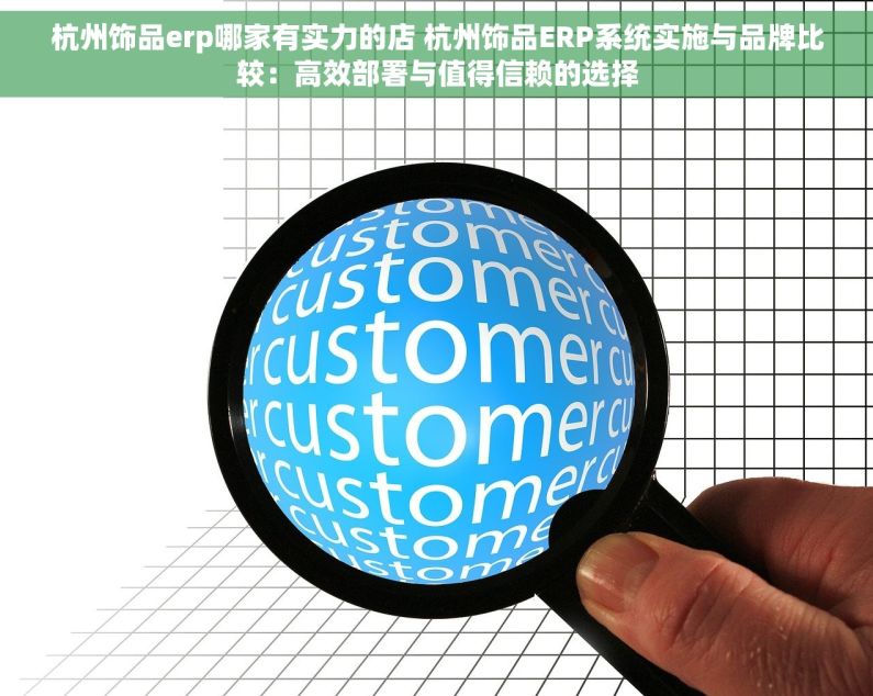 杭州饰品erp哪家有实力的店 杭州饰品ERP系统实施与品牌比较：高效部署与值得信赖的选择