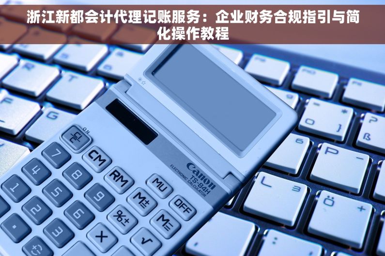 浙江新都会计代理记账服务：企业财务合规指引与简化操作教程