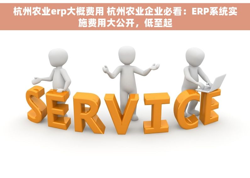 杭州农业erp大概费用 杭州农业企业必看：ERP系统实施费用大公开，低至起