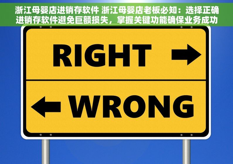 浙江母婴店进销存软件 浙江母婴店老板必知：选择正确进销存软件避免巨额损失，掌握关键功能确保业务成功