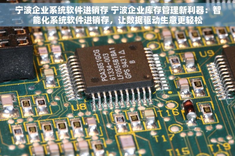 宁波企业系统软件进销存 宁波企业库存管理新利器：智能化系统软件进销存，让数据驱动生意更轻松