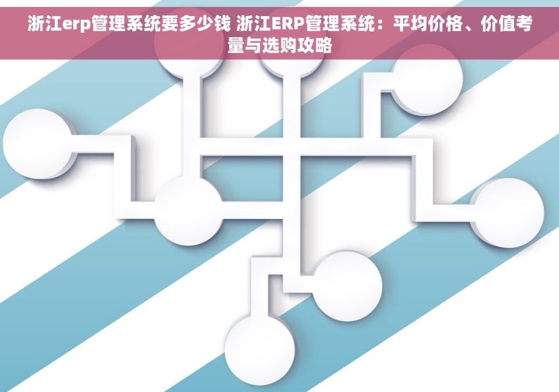 浙江erp管理系统要多少钱 浙江ERP管理系统：平均价格、价值考量与选购攻略