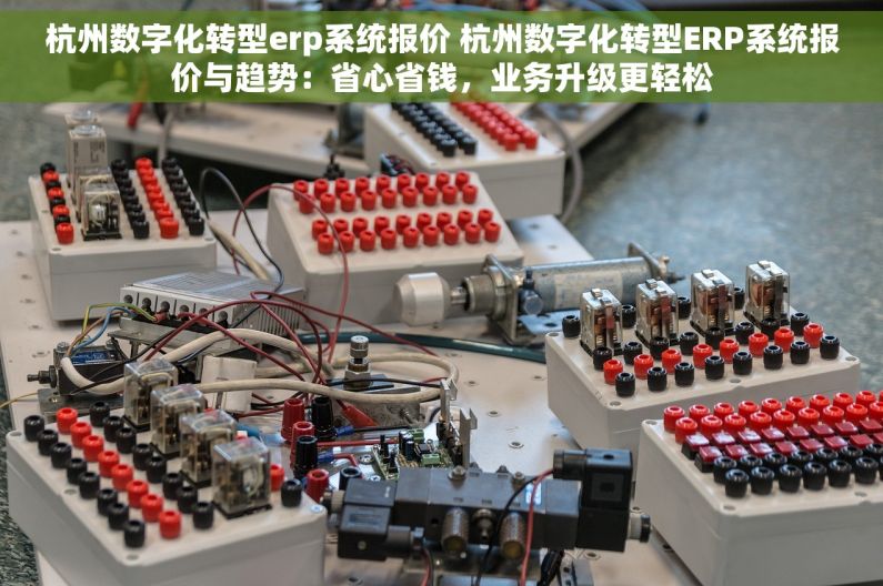 杭州数字化转型erp系统报价 杭州数字化转型ERP系统报价与趋势：省心省钱，业务升级更轻松