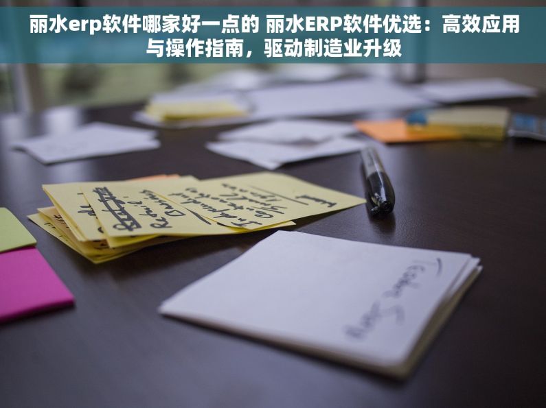 丽水erp软件哪家好一点的 丽水ERP软件优选：高效应用与操作指南，驱动制造业升级