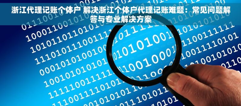 浙江代理记账个体户 解决浙江个体户代理记账难题：常见问题解答与专业解决方案