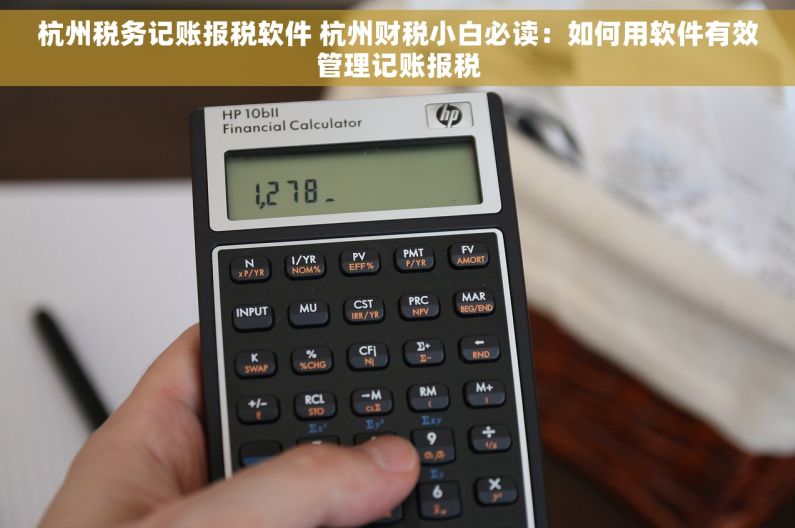 杭州税务记账报税软件 杭州财税小白必读：如何用软件有效管理记账报税