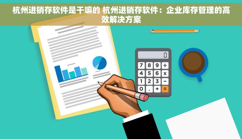 杭州进销存软件是干嘛的 杭州进销存软件：企业库存管理的高效解决方案