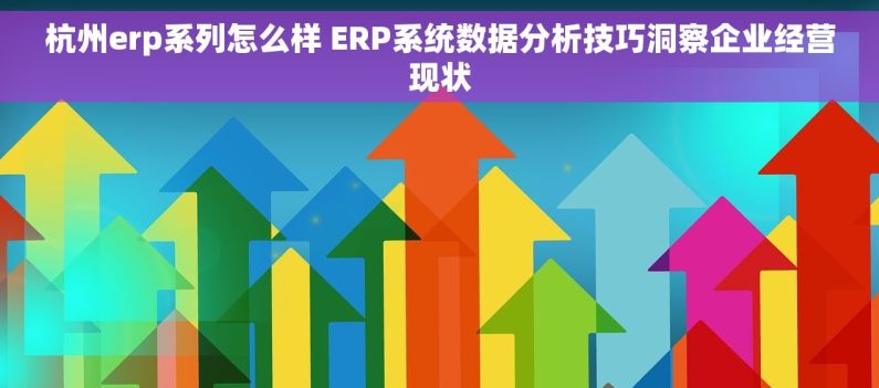 杭州erp系列怎么样 ERP系统数据分析技巧洞察企业经营现状