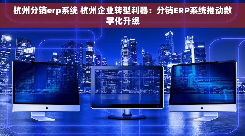 杭州分销erp系统 杭州企业转型利器：分销ERP系统推动数字化升级