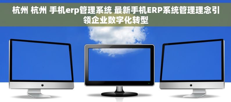 杭州 杭州 手机erp管理系统 最新手机ERP系统管理理念引领企业数字化转型