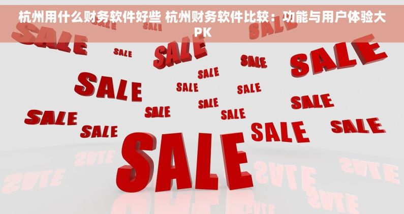 杭州用什么财务软件好些 杭州财务软件比较：功能与用户体验大PK