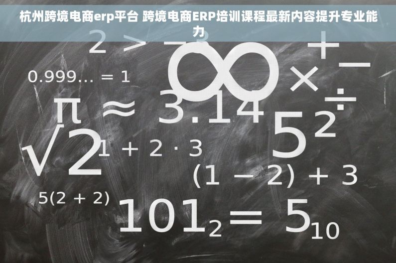 杭州跨境电商erp平台 跨境电商ERP培训课程最新内容提升专业能力