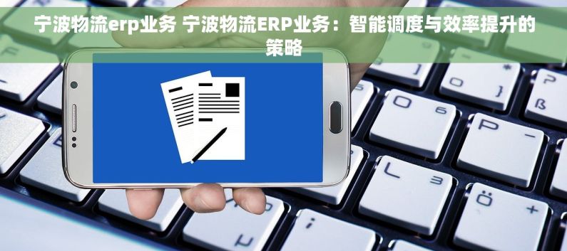 宁波物流erp业务 宁波物流ERP业务：智能调度与效率提升的策略