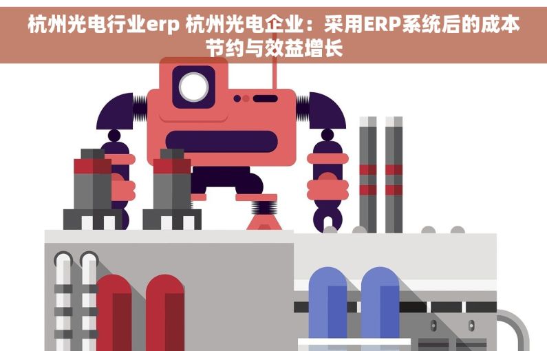 杭州光电行业erp 杭州光电企业：采用ERP系统后的成本节约与效益增长