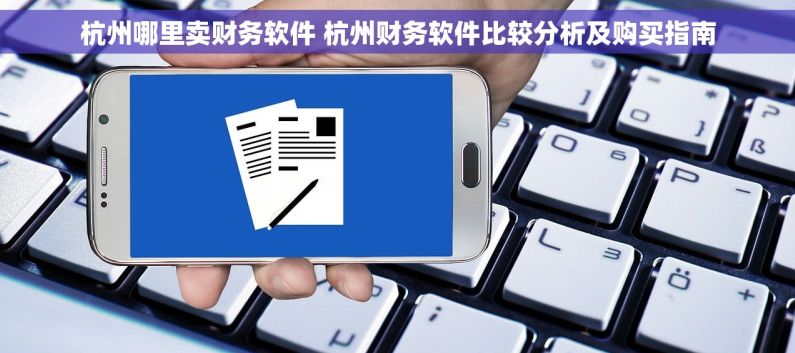 杭州哪里卖财务软件 杭州财务软件比较分析及购买指南