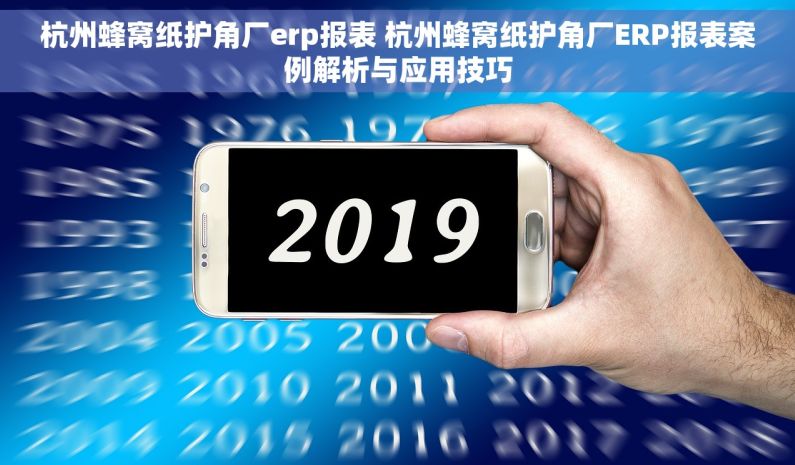 杭州蜂窝纸护角厂erp报表 杭州蜂窝纸护角厂ERP报表案例解析与应用技巧