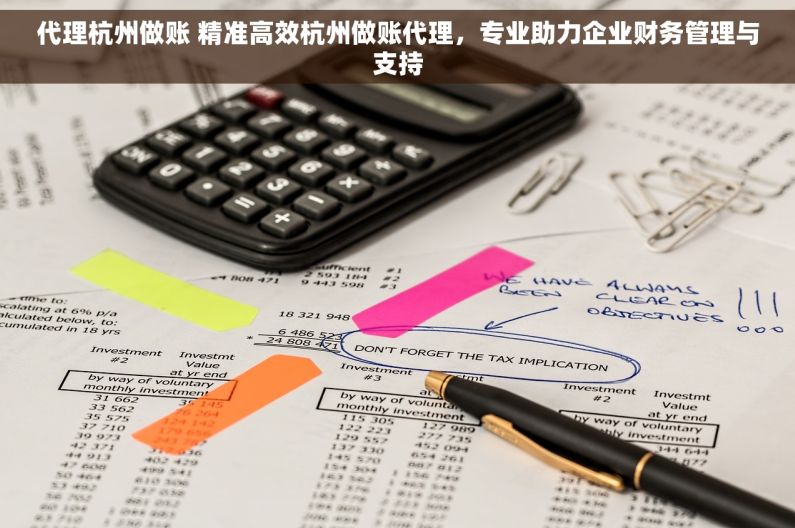 代理杭州做账 精准高效杭州做账代理，专业助力企业财务管理与支持