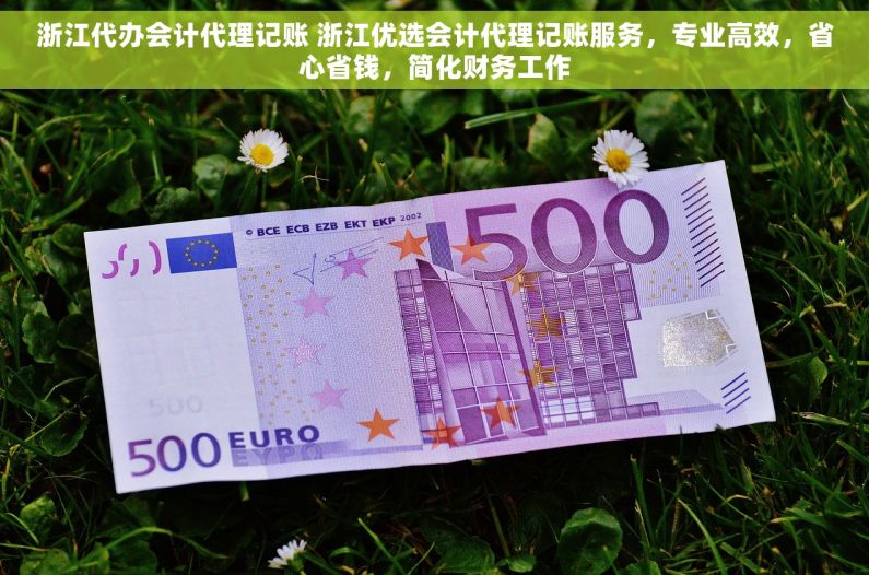 浙江代办会计代理记账 浙江优选会计代理记账服务，专业高效，省心省钱，简化财务工作