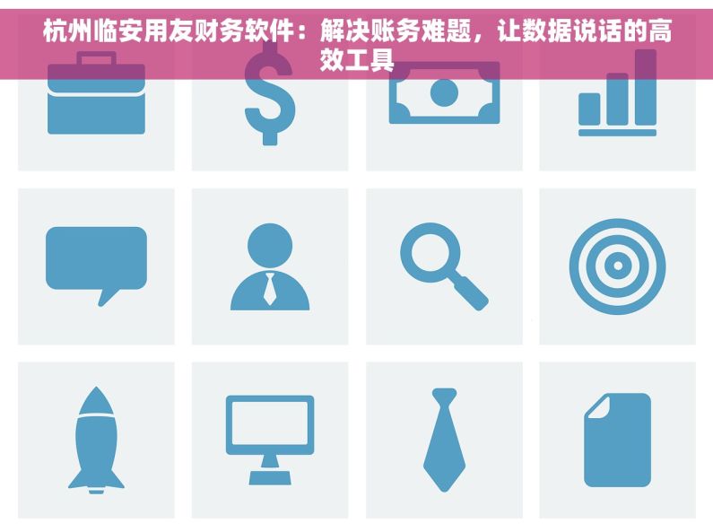 杭州临安用友财务软件：解决账务难题，让数据说话的高效工具