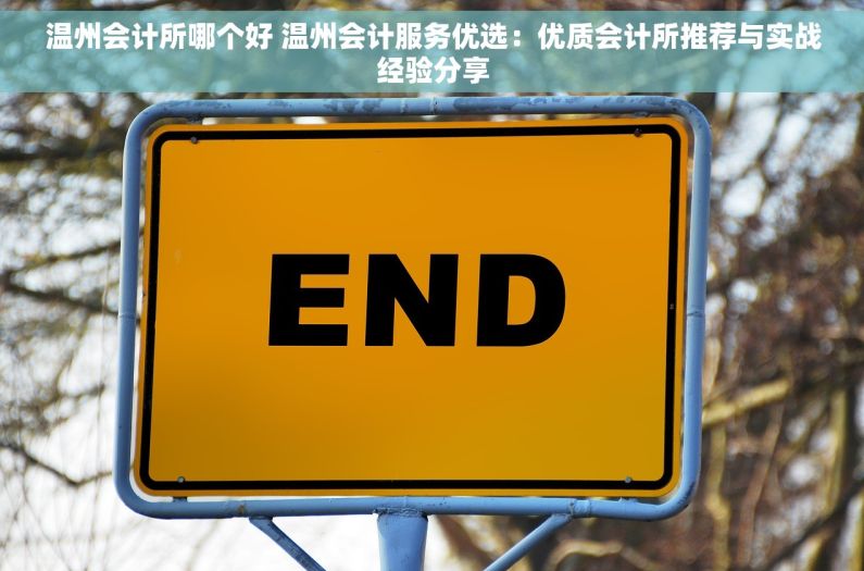 温州会计所哪个好 温州会计服务优选：优质会计所推荐与实战经验分享