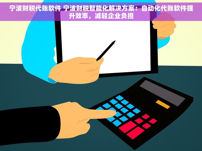 宁波财税代账软件 宁波财税智能化解决方案：自动化代账软件提升效率，减轻企业负担