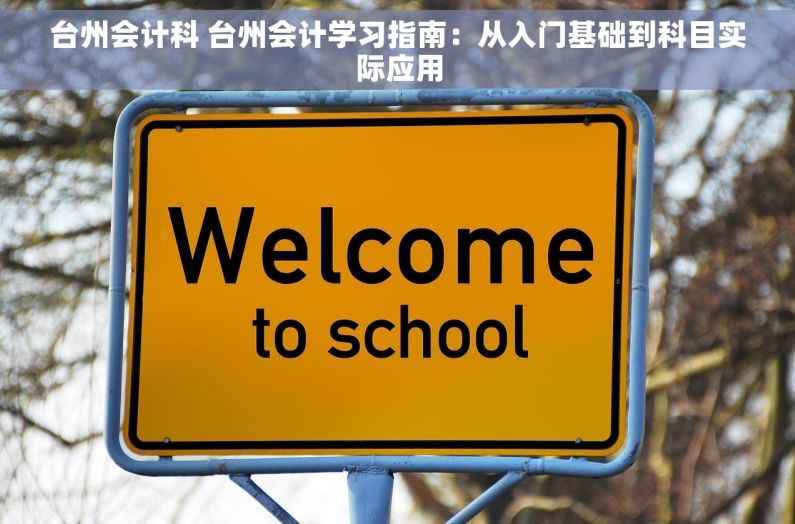 台州会计科 台州会计学习指南：从入门基础到科目实际应用