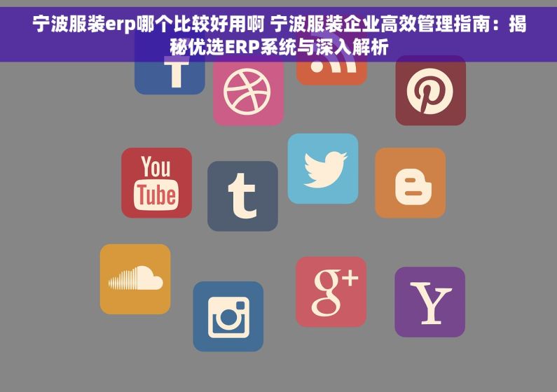 宁波服装erp哪个比较好用啊 宁波服装企业高效管理指南：揭秘优选ERP系统与深入解析
