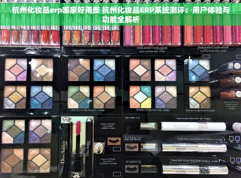 杭州化妆品erp哪家好用些 杭州化妆品ERP系统测评：用户体验与功能全解析