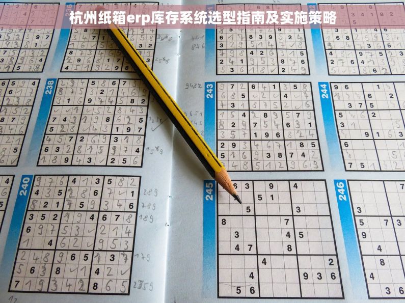 杭州纸箱erp库存系统选型指南及实施策略