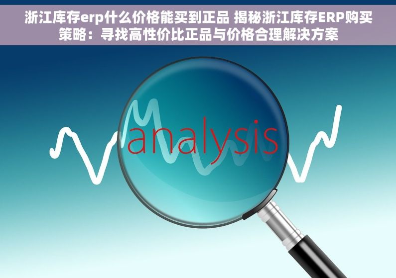 浙江库存erp什么价格能买到正品 揭秘浙江库存ERP购买策略：寻找高性价比正品与价格合理解决方案