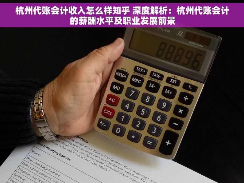 杭州代账会计收入怎么样知乎 深度解析：杭州代账会计的薪酬水平及职业发展前景