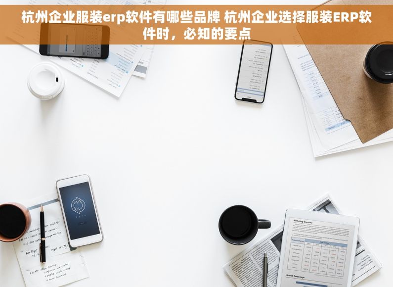 杭州企业服装erp软件有哪些品牌 杭州企业选择服装ERP软件时，必知的要点