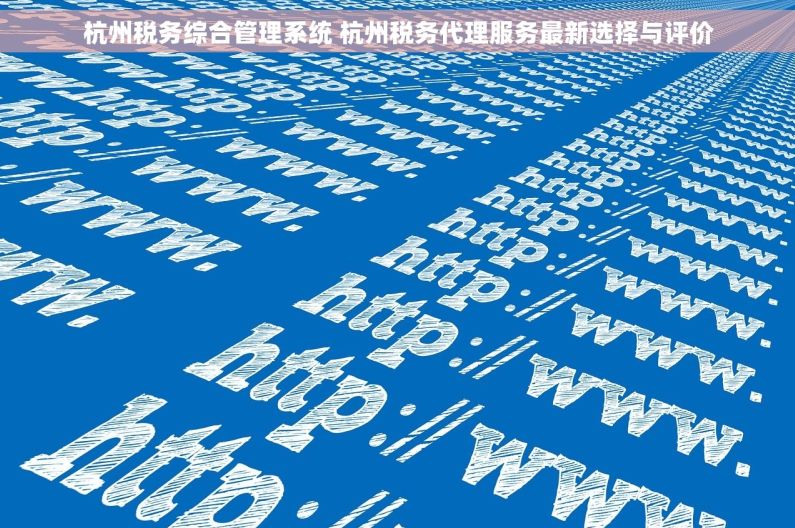 杭州税务综合管理系统 杭州税务代理服务最新选择与评价