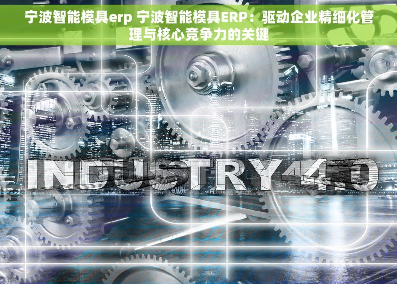 宁波智能模具erp 宁波智能模具ERP：驱动企业精细化管理与核心竞争力的关键