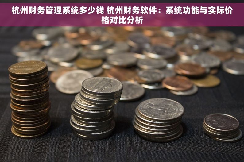 杭州财务管理系统多少钱 杭州财务软件：系统功能与实际价格对比分析