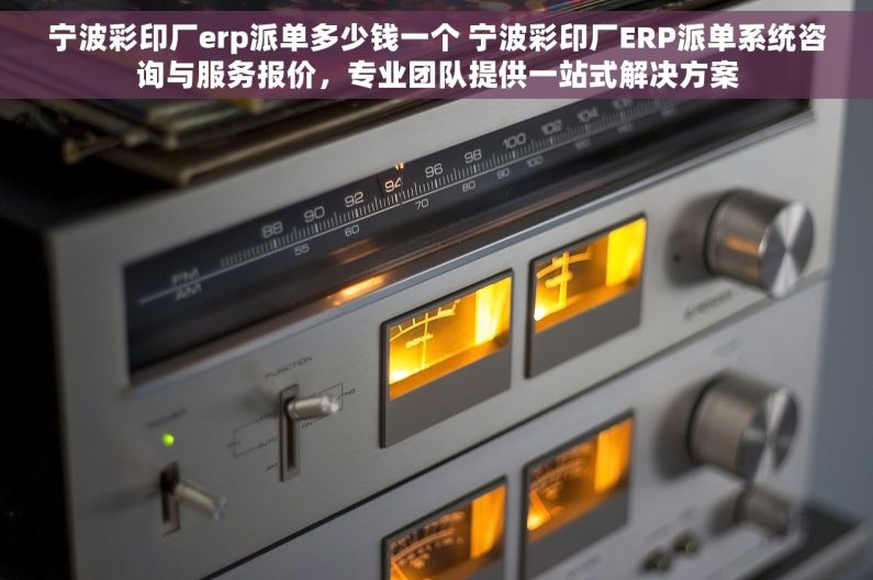 宁波彩印厂erp派单多少钱一个 宁波彩印厂ERP派单系统咨询与服务报价，专业团队提供一站式解决方案