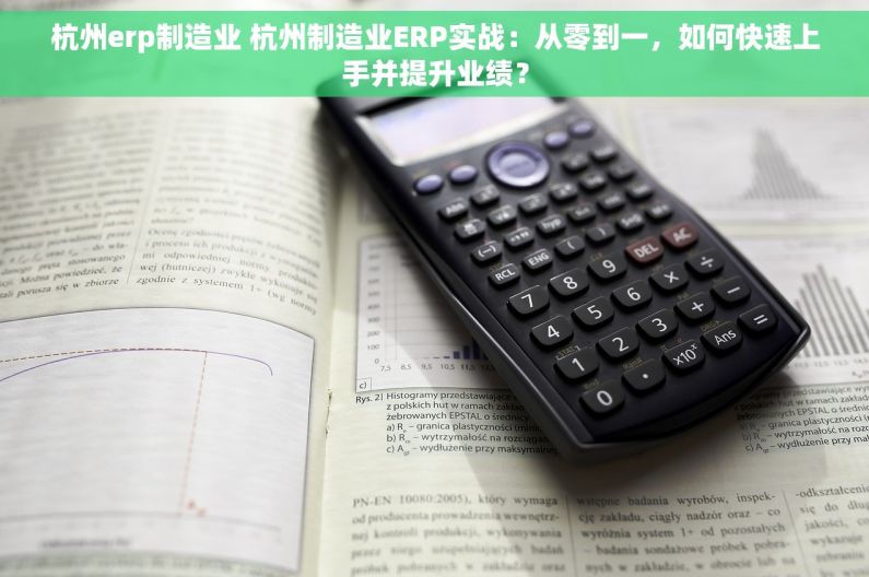 杭州erp制造业 杭州制造业ERP实战：从零到一，如何快速上手并提升业绩？
