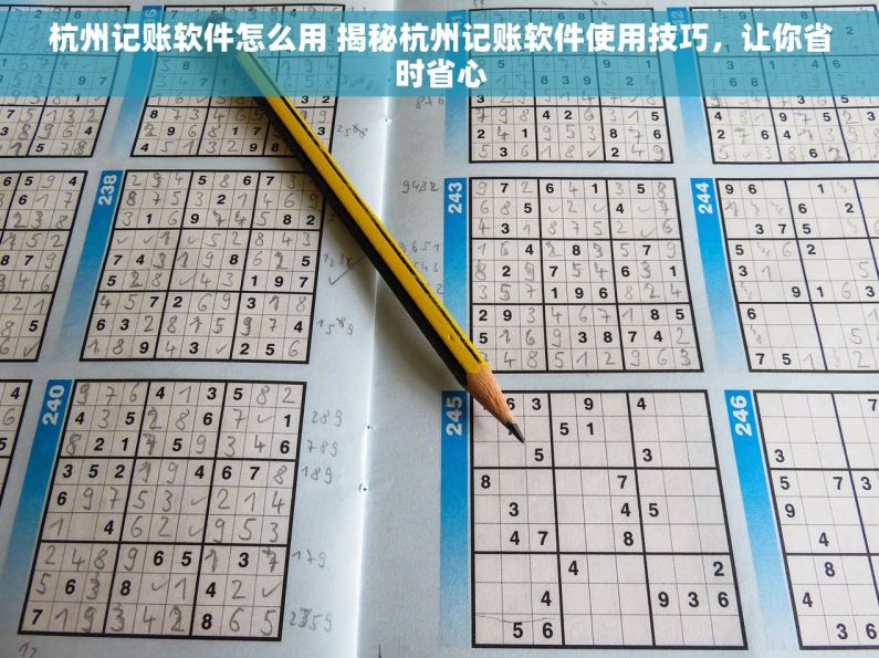杭州记账软件怎么用 揭秘杭州记账软件使用技巧，让你省时省心