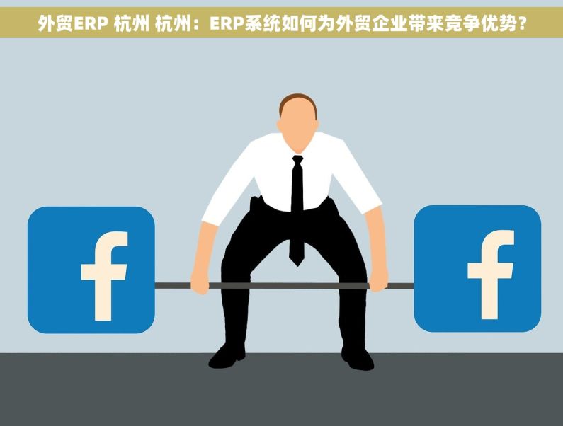 外贸ERP 杭州 杭州：ERP系统如何为外贸企业带来竞争优势？
