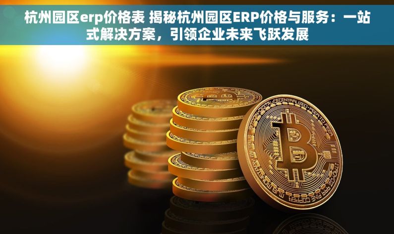 杭州园区erp价格表 揭秘杭州园区ERP价格与服务：一站式解决方案，引领企业未来飞跃发展