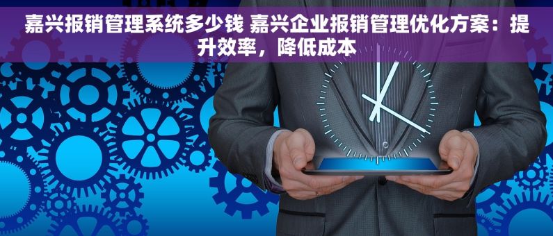 嘉兴报销管理系统多少钱 嘉兴企业报销管理优化方案：提升效率，降低成本