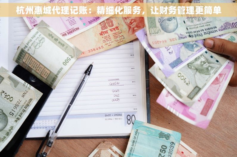杭州惠城代理记账：精细化服务，让财务管理更简单