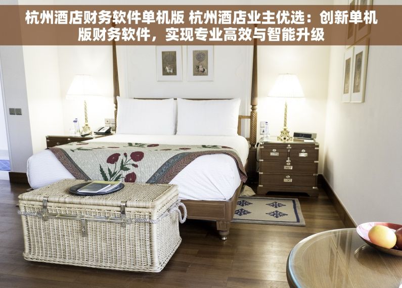 杭州酒店财务软件单机版 杭州酒店业主优选：创新单机版财务软件，实现专业高效与智能升级