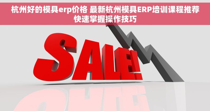 杭州好的模具erp价格 最新杭州模具ERP培训课程推荐快速掌握操作技巧