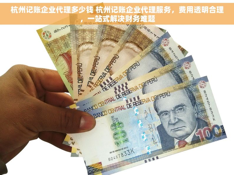 杭州记账企业代理多少钱 杭州记账企业代理服务，费用透明合理，一站式解决财务难题