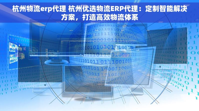 杭州物流erp代理 杭州优选物流ERP代理：定制智能解决方案，打造高效物流体系