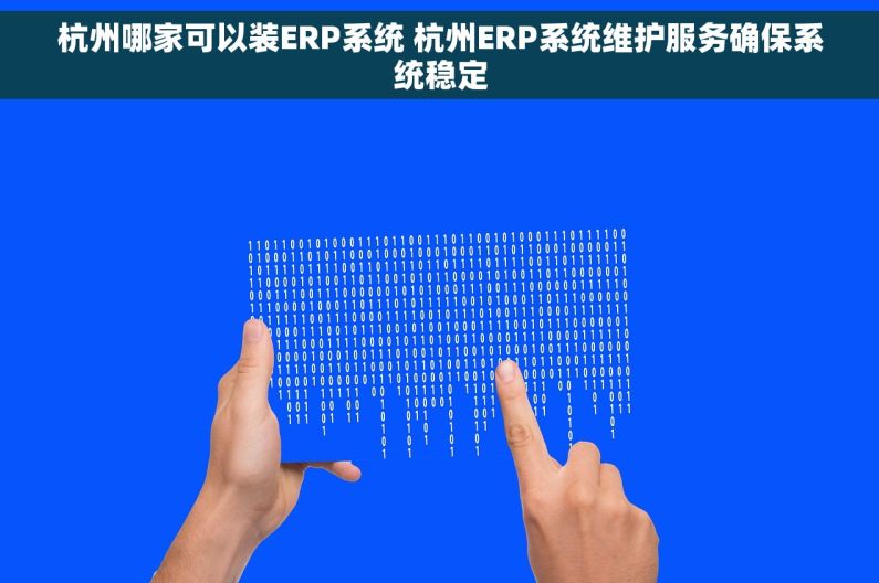 杭州哪家可以装ERP系统 杭州ERP系统维护服务确保系统稳定